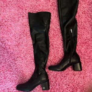 Aerosoles Black Over-the-Knee Boots